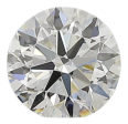 0.7 Carat H SI1 Round Natural Diamond For Cheap