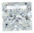 0.9 Carat J VVS1 Princess Natural Diamond For Sale