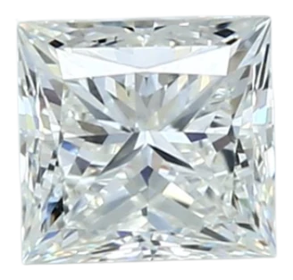 0.9 Carat J VVS1 Princess Natural Diamond For Sale