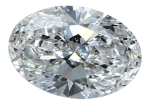 1.38 Carat D VS1 Oval Lab Diamond Discount