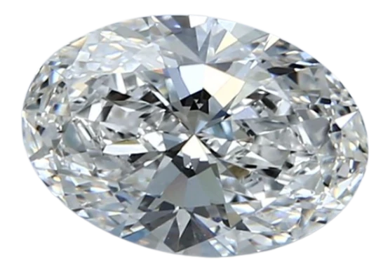 1.38 Carat D VS1 Oval Lab Diamond Discount