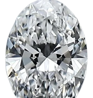 0.5 Carat D VVS2 Oval Lab Diamond Hot on Sale