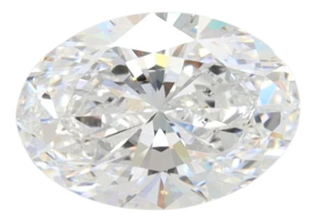 1.07 Carat D VVS1 Oval Lab Diamond Hot on Sale