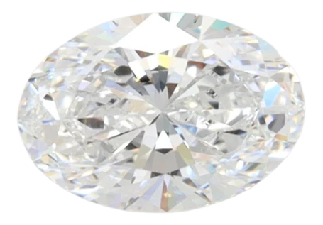 1.07 Carat D VVS1 Oval Lab Diamond Hot on Sale