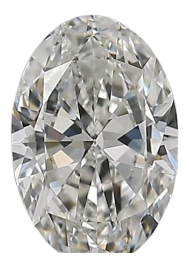 0.72 Carat G VVS2 Oval Natural Diamond Sale