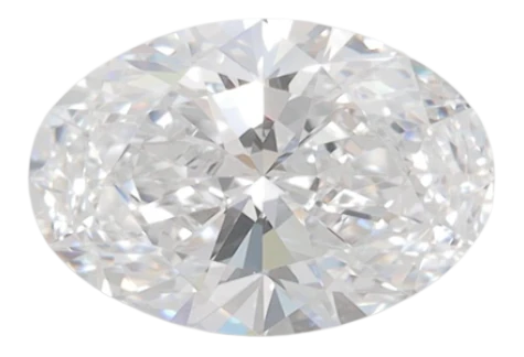 1.39 Carat D VVS2 Oval Lab Diamond Online Sale