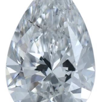 1.03 Carat E SI1 Pear Lab Diamond For Sale