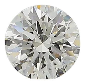 0.6 Carat J SI1 Round Natural Diamond For Cheap