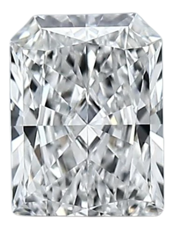 0.92 Carat E IF Radiant Lab Diamond For Sale