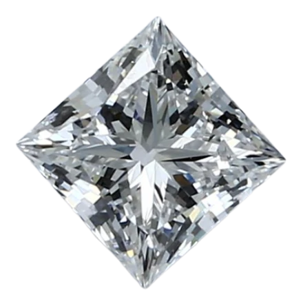 1.04 Carat D VVS2 Princess Lab Diamond Discount