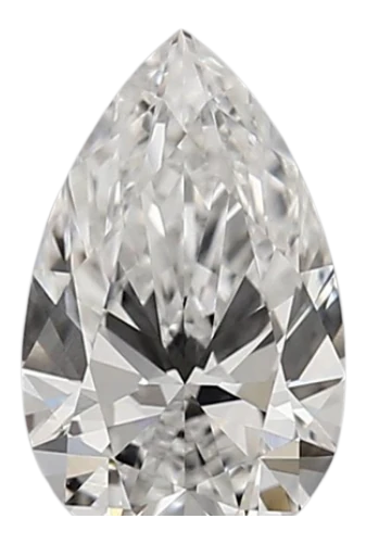 1.0 Carat D VVS2 Pear Lab Diamond For Sale