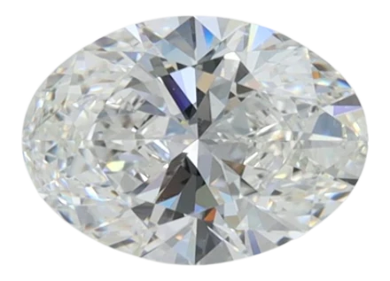 1.09 Carat E VS1 Oval Lab Diamond Discount