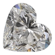 0.71 Carat F VS1 Heart Natural Diamond For Sale