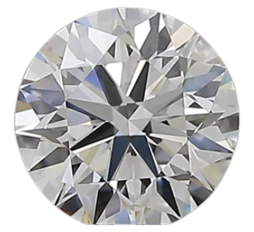 0.71 Carat E VVS2 Round Natural Diamond on Sale