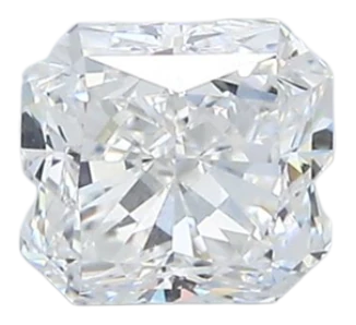 1.0 Carat F VS1 Radiant Natural Diamond For Sale