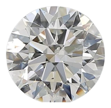 1.58 Carat I I1 Round Natural Diamond on Sale