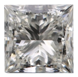 0.51 Carat H VS2 Princess Natural Diamond Discount