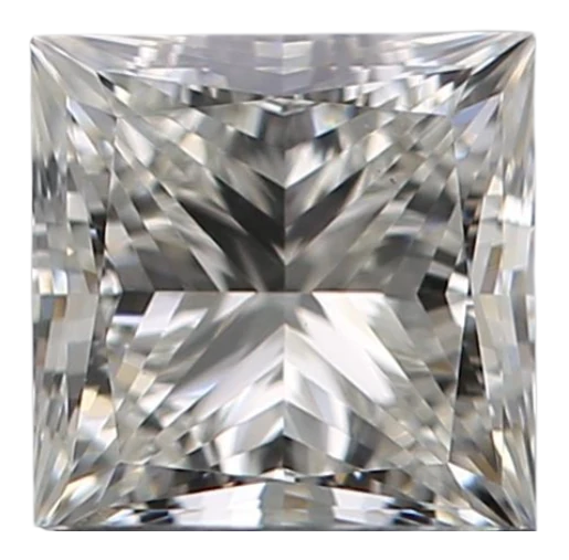 0.51 Carat H VS2 Princess Natural Diamond Discount