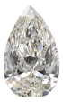 0.9 Carat H VS1 Pear Natural Diamond on Sale