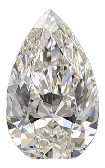 0.9 Carat H VS1 Pear Natural Diamond on Sale