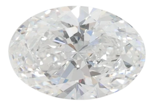 1.0 Carat D VVS2 Oval Lab Diamond Discount