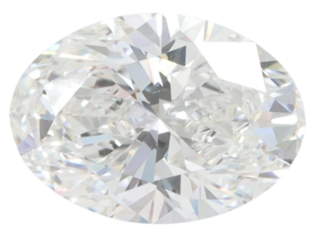 2.0 Carat F VVS2 Oval Lab Diamond Online