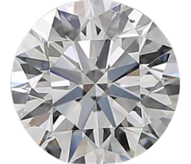 0.9 Carat E SI2 Round Natural Diamond Hot on Sale