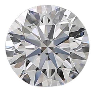 0.9 Carat E SI2 Round Natural Diamond Hot on Sale