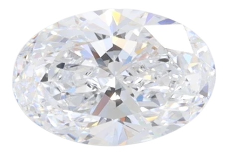 1.04 Carat E VVS2 Oval Lab Diamond For Sale