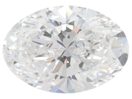 1.19 Carat D VVS2 Oval Lab Diamond Discount