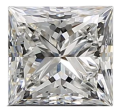 1.01 Carat G VVS2 Princess Natural Diamond Online now