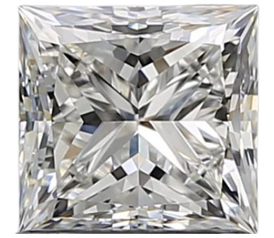 1.01 Carat G VVS2 Princess Natural Diamond Online now