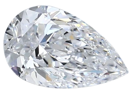 1.0 Carat D VS2 Pear Natural Diamond Hot on Sale