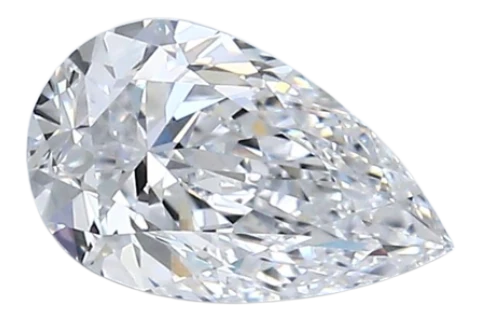 1.0 Carat D VS2 Pear Natural Diamond Hot on Sale