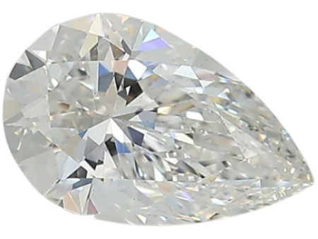 1.36 Carat E VS2 Pear Lab Diamond For Discount