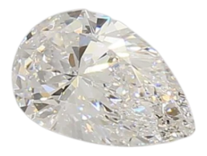 0.71 Carat E VVS2 Pear Lab Diamond Discount