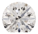 1.29 Carat D VVS2 Round Lab Diamond Hot on Sale