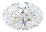 1.05 Carat D VVS2 Oval Lab Diamond Hot on Sale