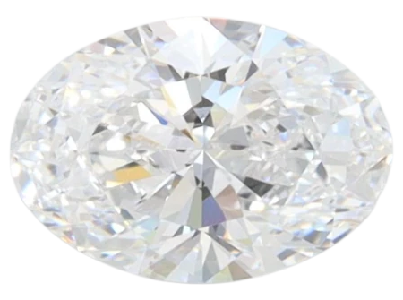 1.05 Carat D VVS2 Oval Lab Diamond Hot on Sale