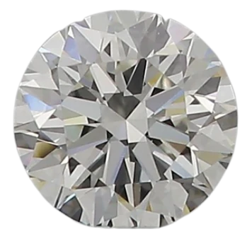 0.42 Carat H VS2 Round Natural Diamond on Sale