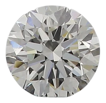 0.42 Carat H VS2 Round Natural Diamond on Sale