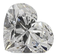 0.54 Carat D SI1 Heart Natural Diamond Hot on Sale