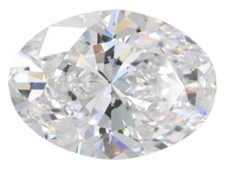 1.0 Carat D VS2 Oval Lab Diamond For Cheap