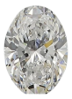 0.54 Carat E VVS2 Oval Natural Diamond Fashion