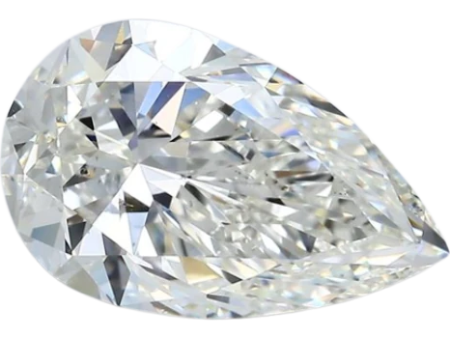 4.01 Carat H VS2 Pear Natural Diamond Hot on Sale