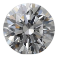 0.56 Carat D VS2 Round Natural Diamond on Sale