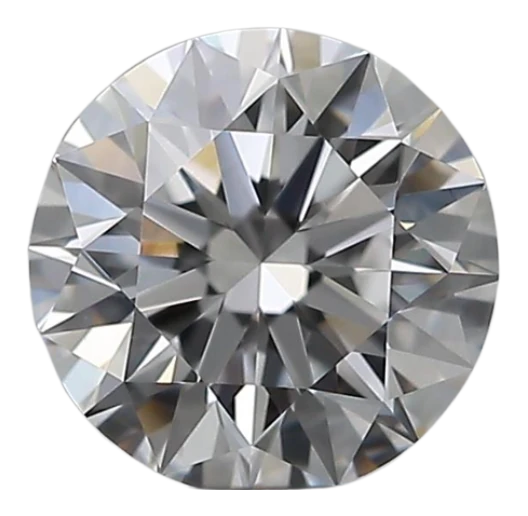 0.56 Carat D VS2 Round Natural Diamond on Sale