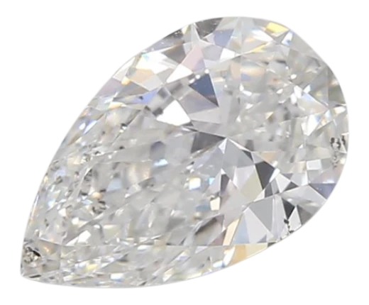 0.72 Carat E SI1 Pear Lab Diamond Online Sale