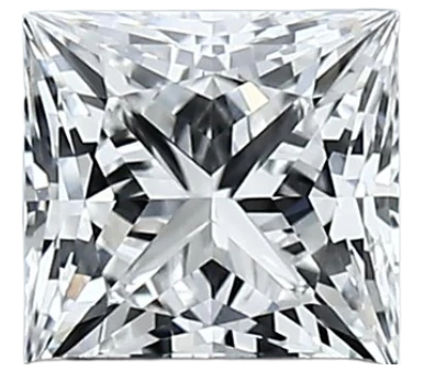 1.01 Carat E VVS2 Princess Lab Diamond Cheap