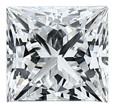 1.01 Carat E VVS2 Princess Lab Diamond Cheap